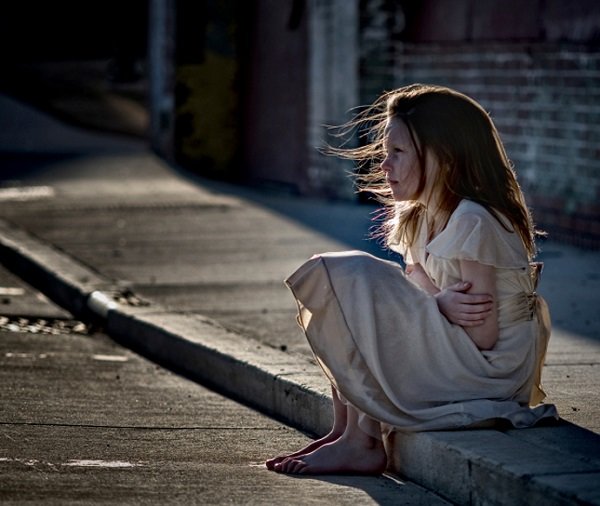 homeless girl