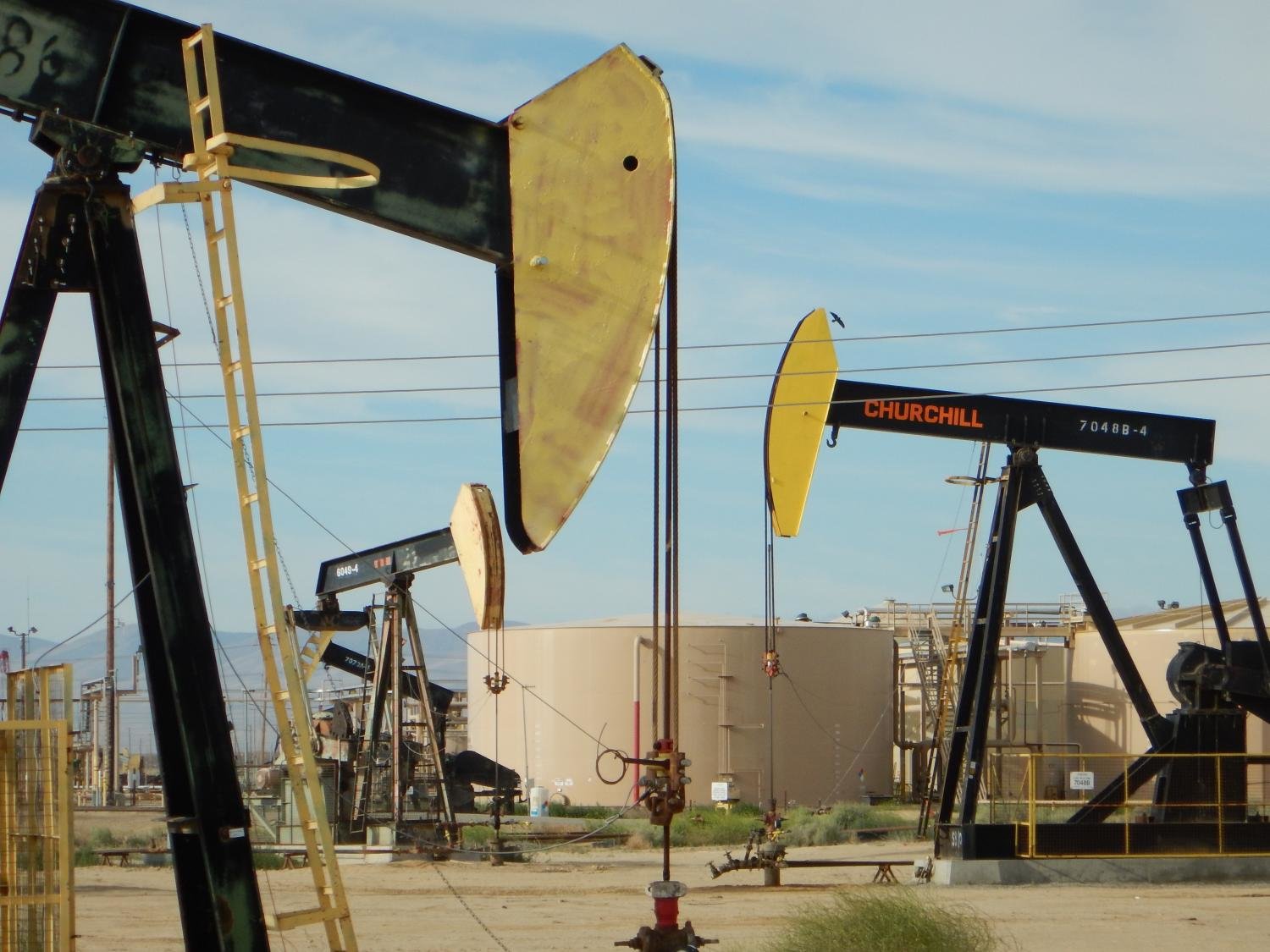 Click to enlarge Lost Hills Oil Field California