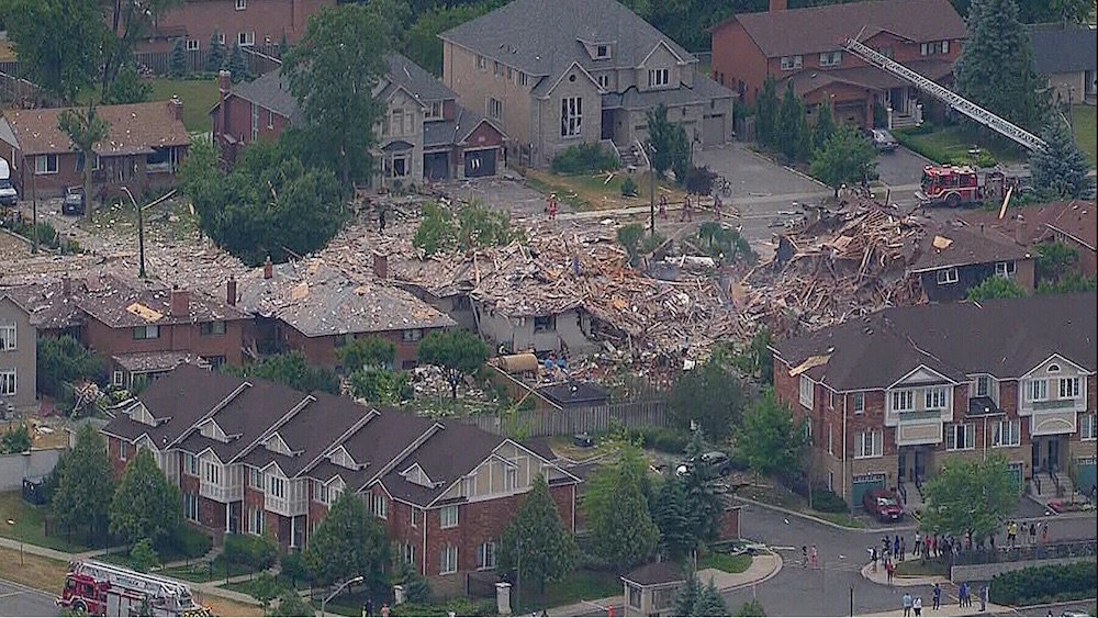 house explosion