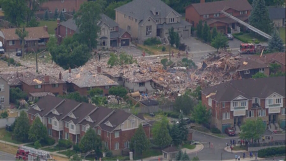 house explosion