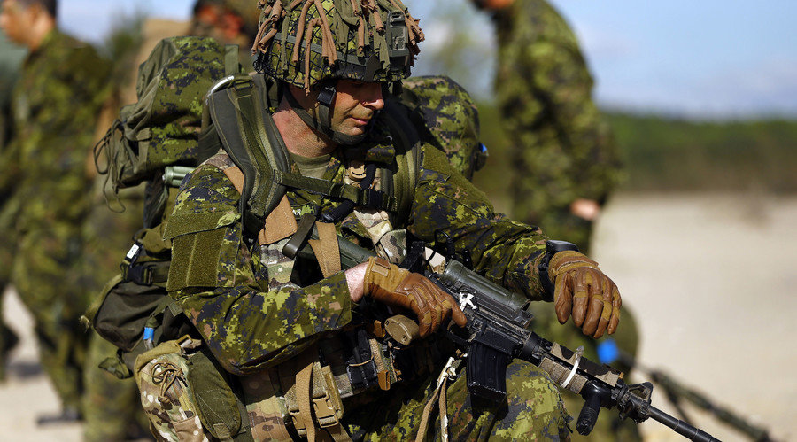Canadian troops