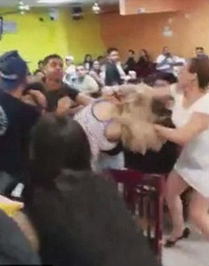 Click to enlarge restaurant brawl