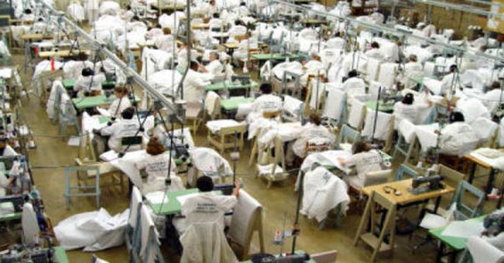 Click to enlarge prison sweatshop