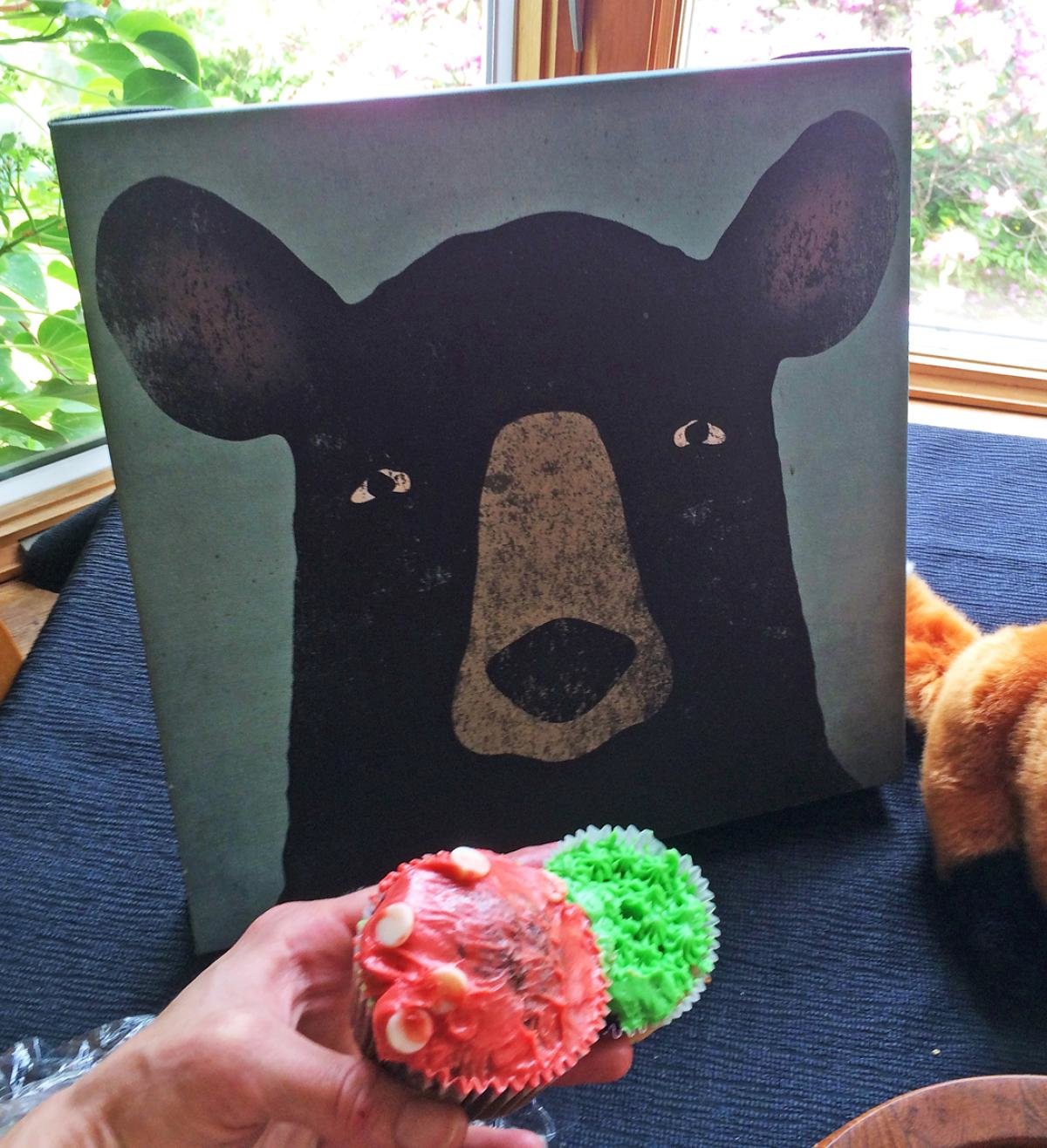 bear crashes birthday party