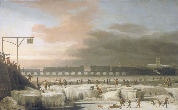 The Frozen Thames, 1677