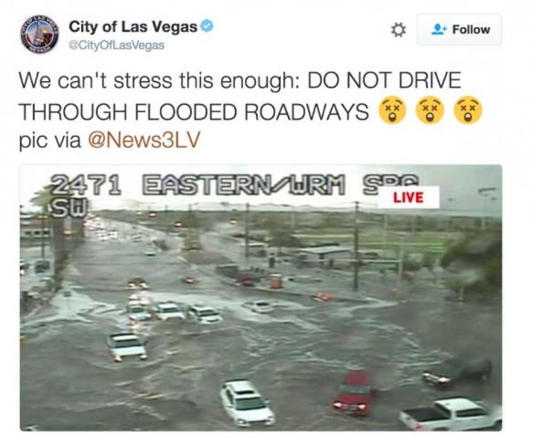Las Vegas floods June 2016