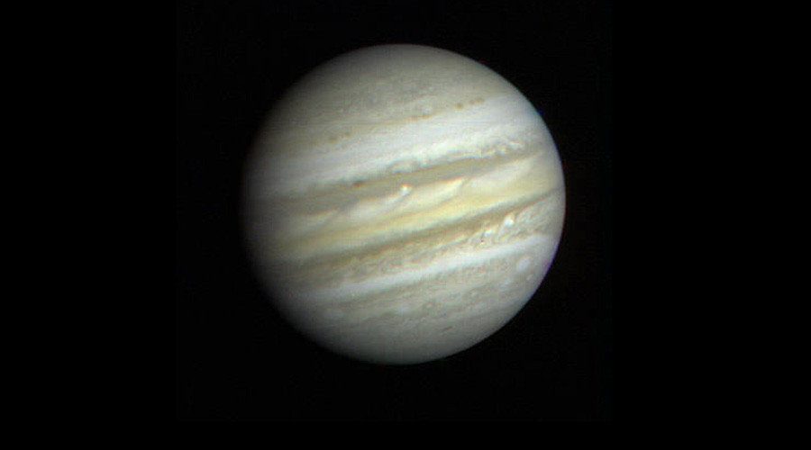 First close-up view of Jupiter from Voyager 1