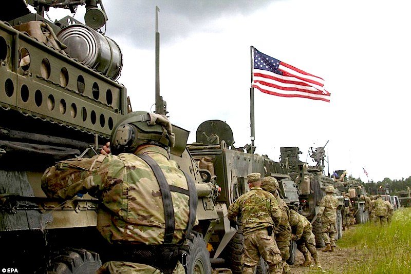 Click to enlarge US calvary