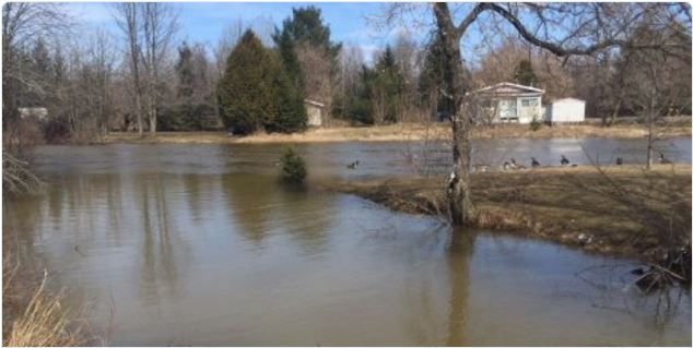 Click to enlarge The Yamaska River