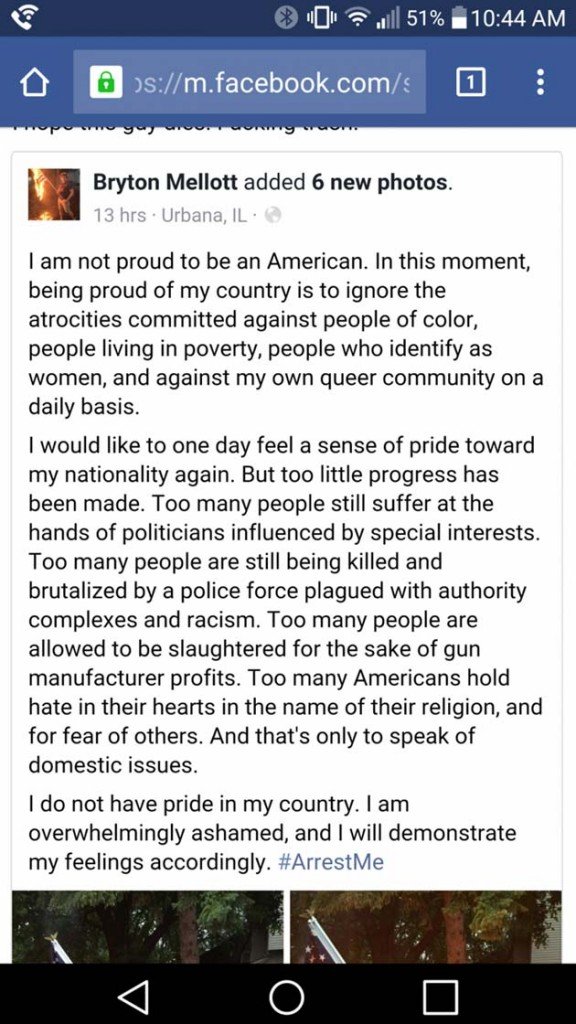 flag protest