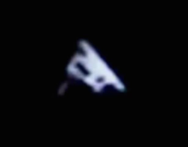 The strange craft was spotted in the Mid West at 3am local time 