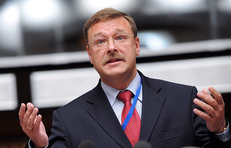 Konstantin Kosachev, the chairman of the international committee of Russia’s Federation Council