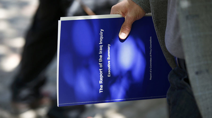 copy of the executive summary of The Report of the Iraq Inquiry, by John Chilcot