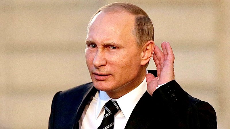 Click to enlarge Putin's ear
