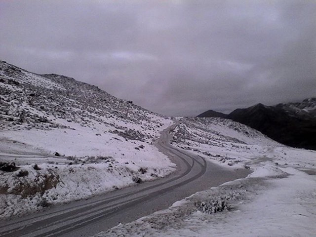 Snow in Venezuela national park