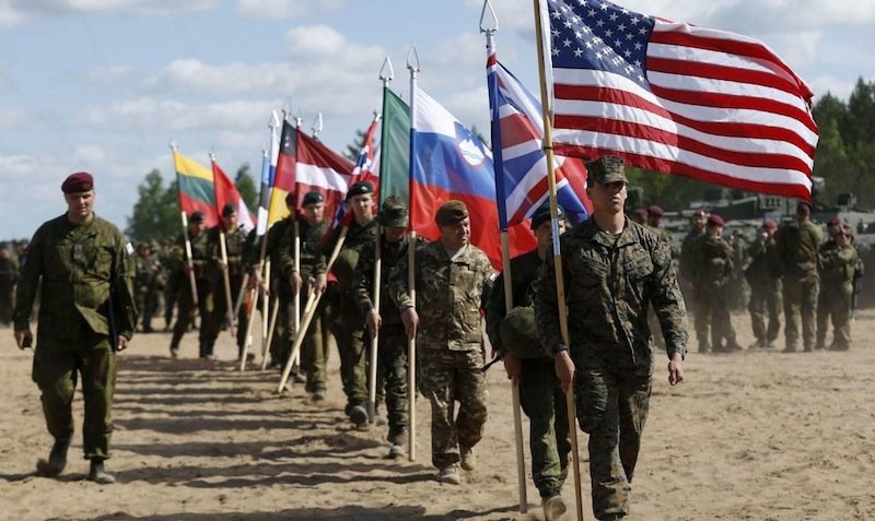 NATO on the march