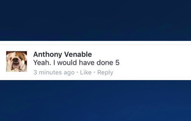 anthony venable facebook post