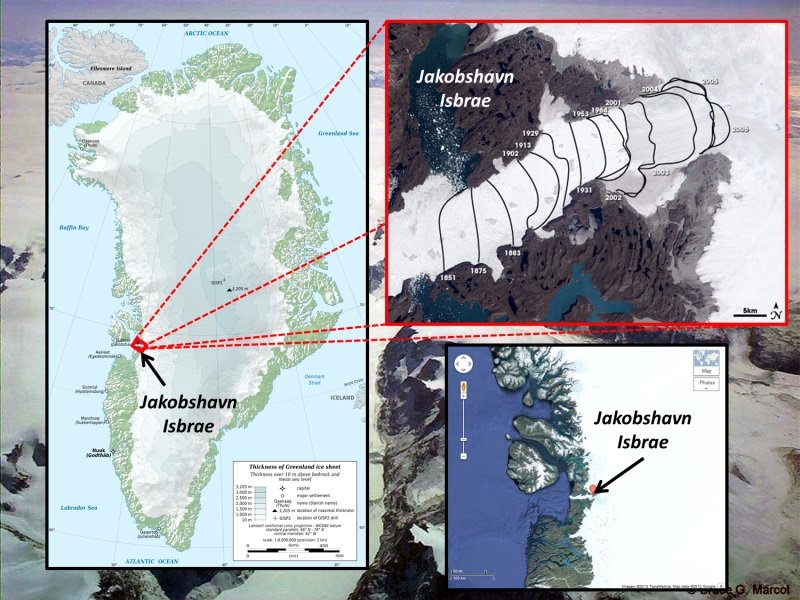 Click to enlarge greenland glacier