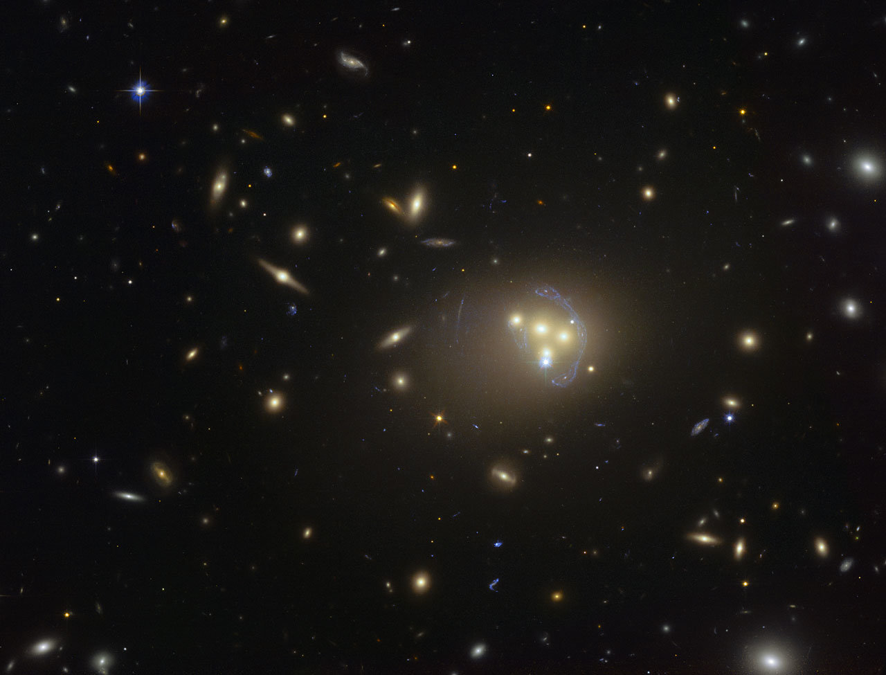 Click to enlarge galaxy cluster