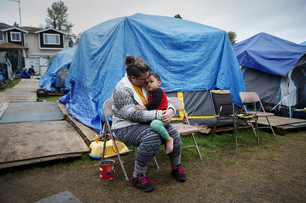homeless encampment seattle
