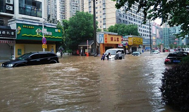 Click to enlarge China floods