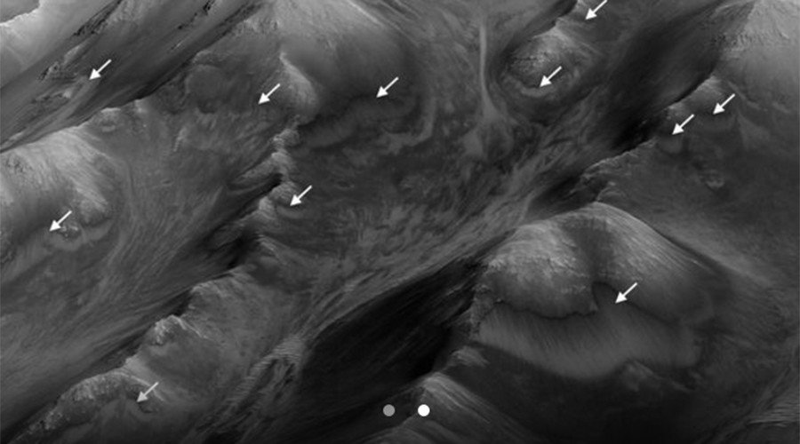 Click to enlarge water lines mars