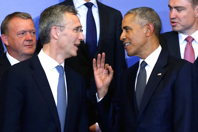 Click to enlarge Stoltenberg and Obama
