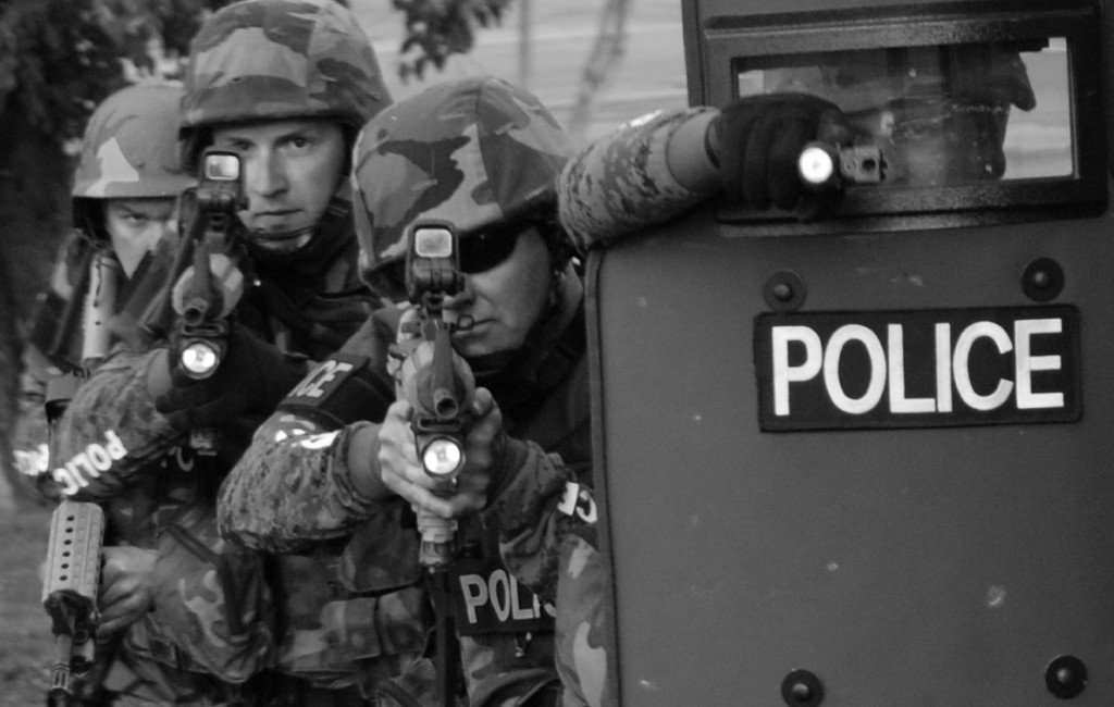 Click to enlarge militarization of police