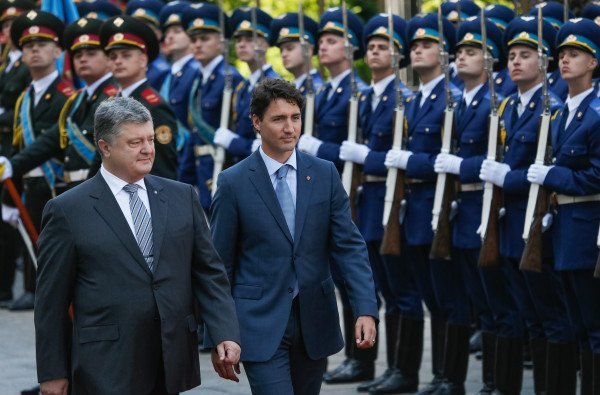 Click to enlarge Poroschenko Justin Trudeau