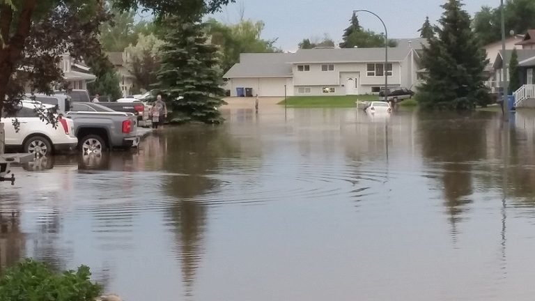 Floods in Estevan. 