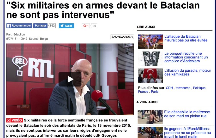 Click to enlarge Bataclan soldiers story screen shot