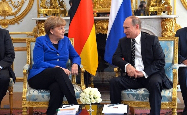 putin merkel Ukraine