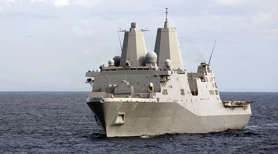 amphibious vessel, the USS New Orleans