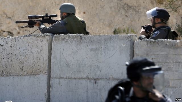 Israeli security forces sniper