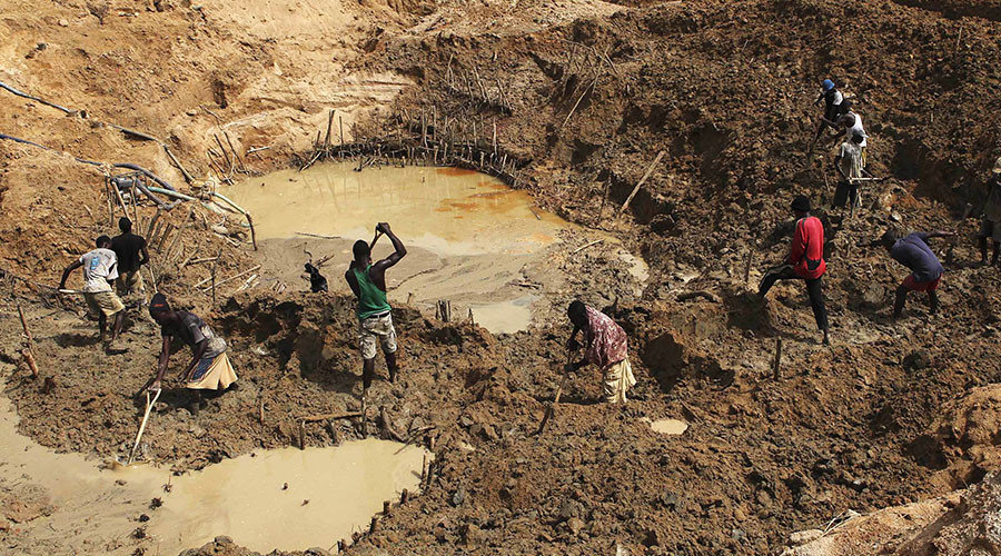 Click to enlarge African workers