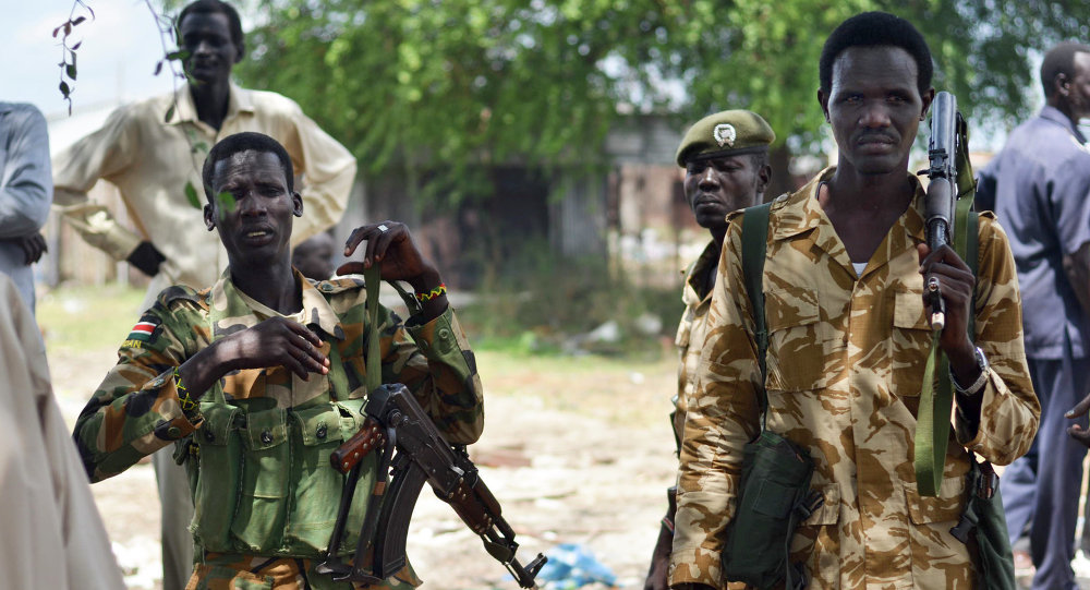 South Sudanese government soldiers