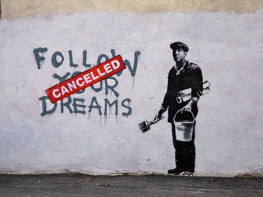 follow your dreams banksy