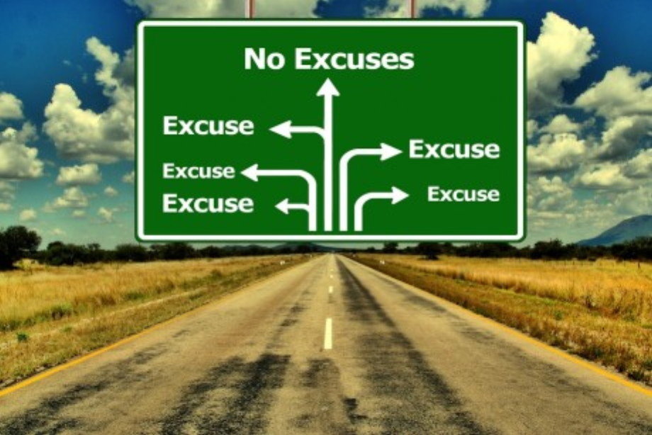no excuses