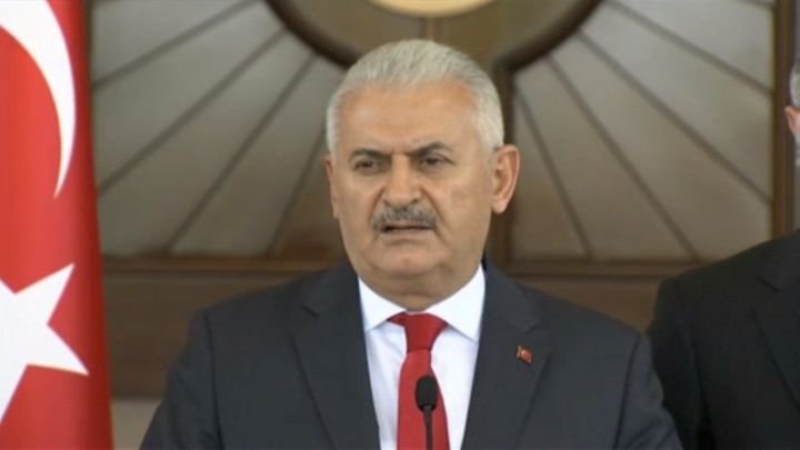 Click to enlarge Turkish PM Binali Yildirim