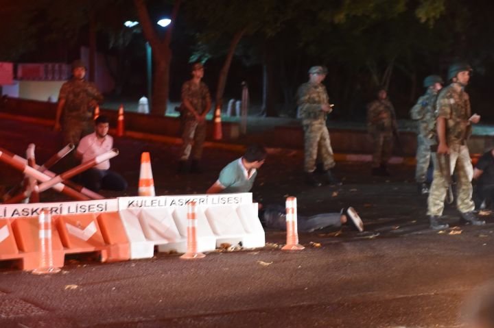 Click to enlarge Detained police officers