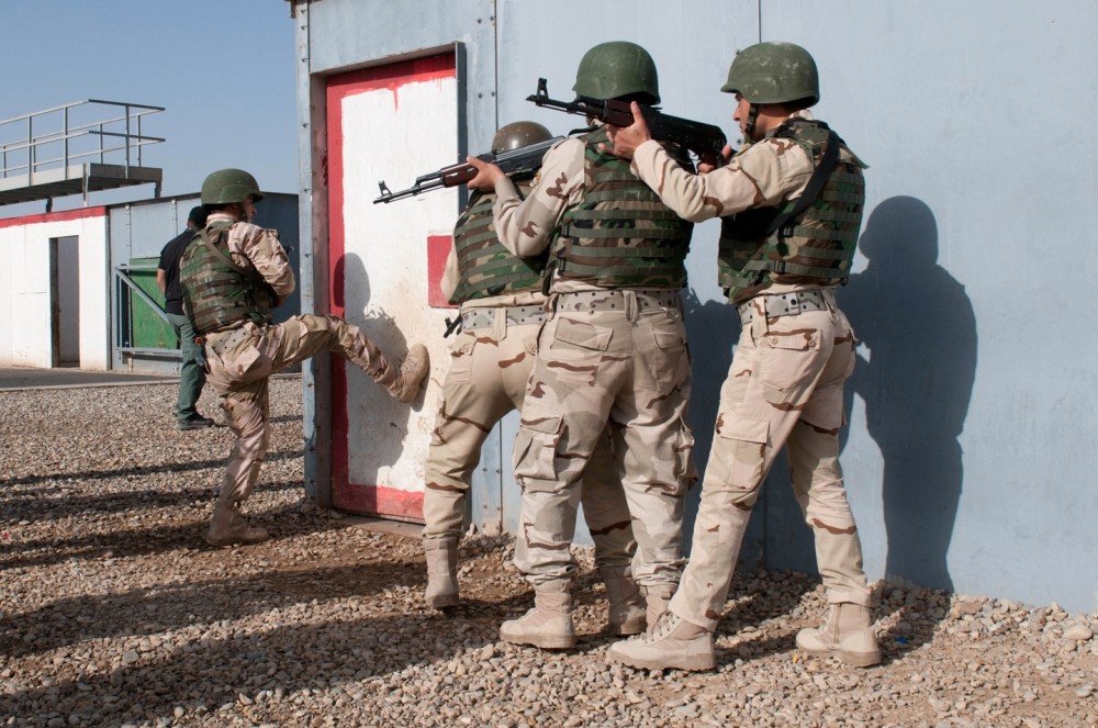 US army training exercise Iraq