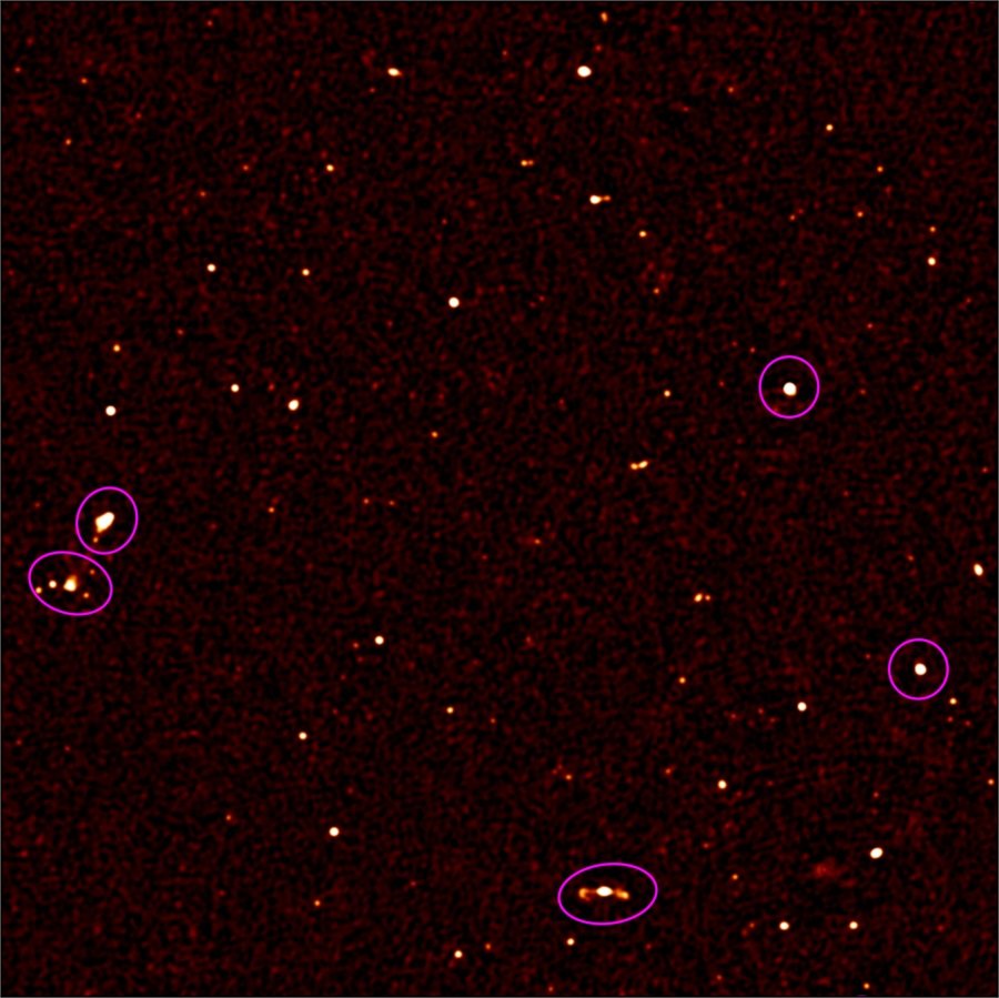 Click to enlarge full MeerKAT First Light radio image