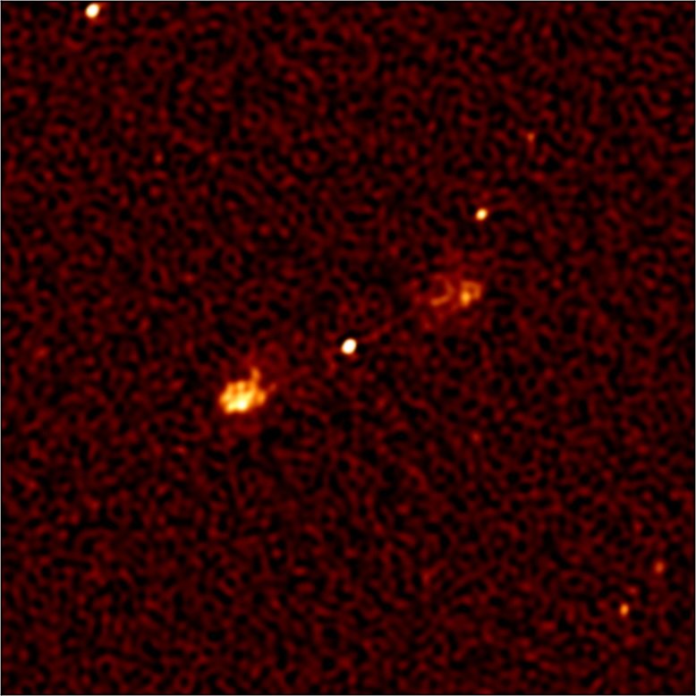 Click to enlarge MeerKAT's sharp view of the radio sky