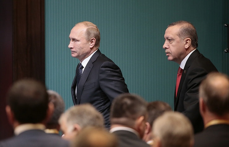 President Vladimir Putin and President Recep Tayyip Erdogan
