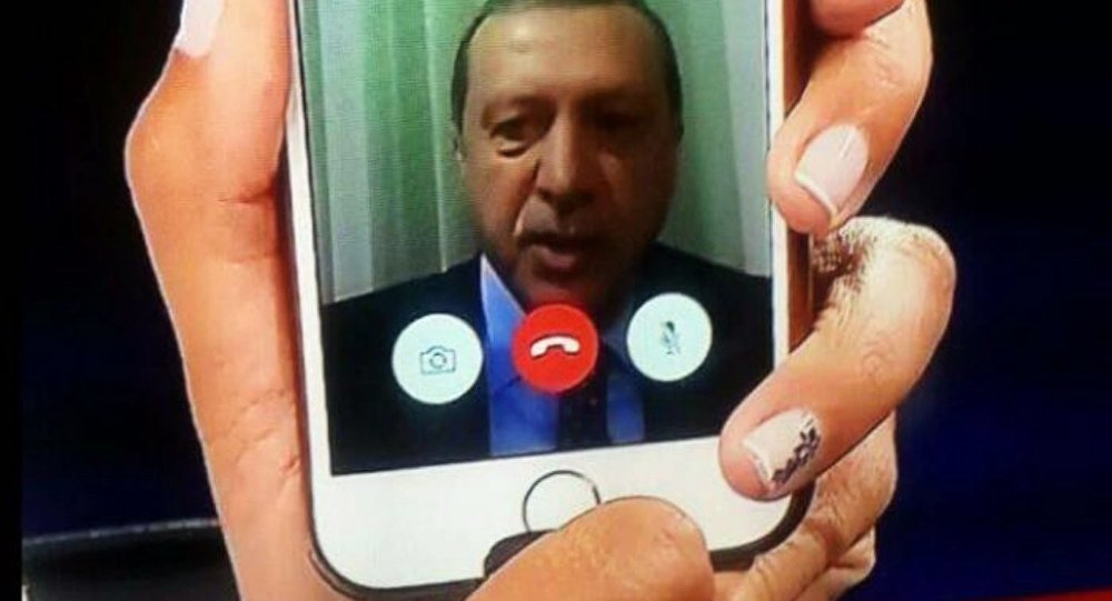 Erdogan on facetime