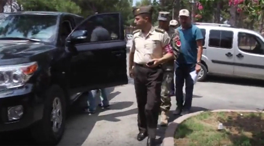 Turkish General Bekir Ercan Van Incirlik airbase getting arrested