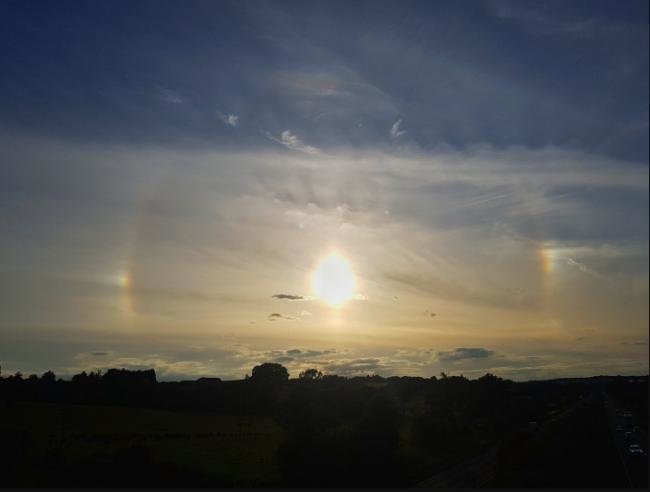 Click to enlarge Oxfordshire sun dog