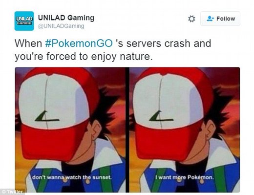 pokeman go crashes game servers