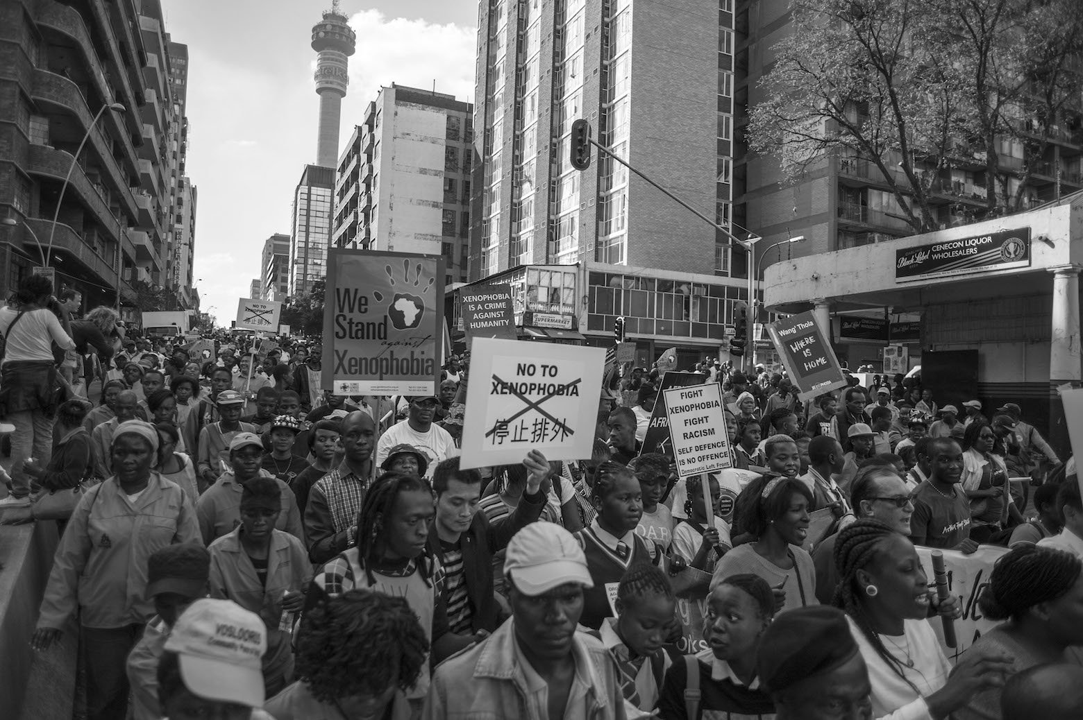 johannesburg south africa protest