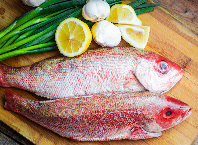 Click to enlarge fake red snapper